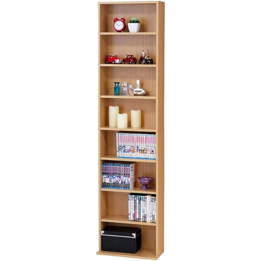 Kuroshio Bookcase Natural Width 45cm Bookshelf Comic Storage Rack 039376