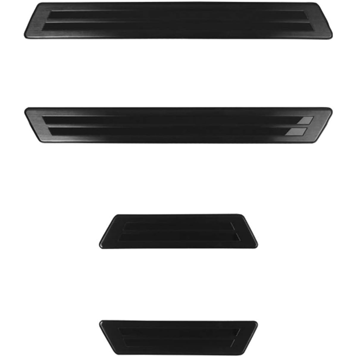 Samurai Produce Mazda MAZDA3 BP Series Exclusive Scuff Plate Side Step Outside Front Rear Set 4P Car Body Protection Rubber Black Hairline