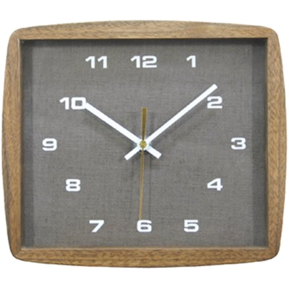 La-Luz Form Clock Brown 107981