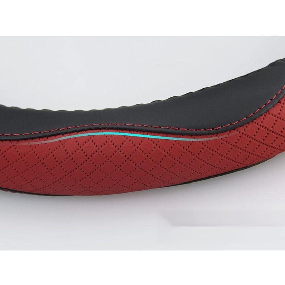CX-3 CX-5 Atenza Axela Axela Mazda Car Steering Wheel Cover Red Dress Up Parts Accessories Stain Resistant Non-Slip Grip