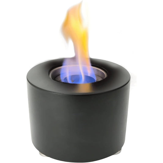 4 SPRING Table Fire Pit Tabletop Fireplace Bioethanol Fuel Compact Palm Size Bonfire Stand