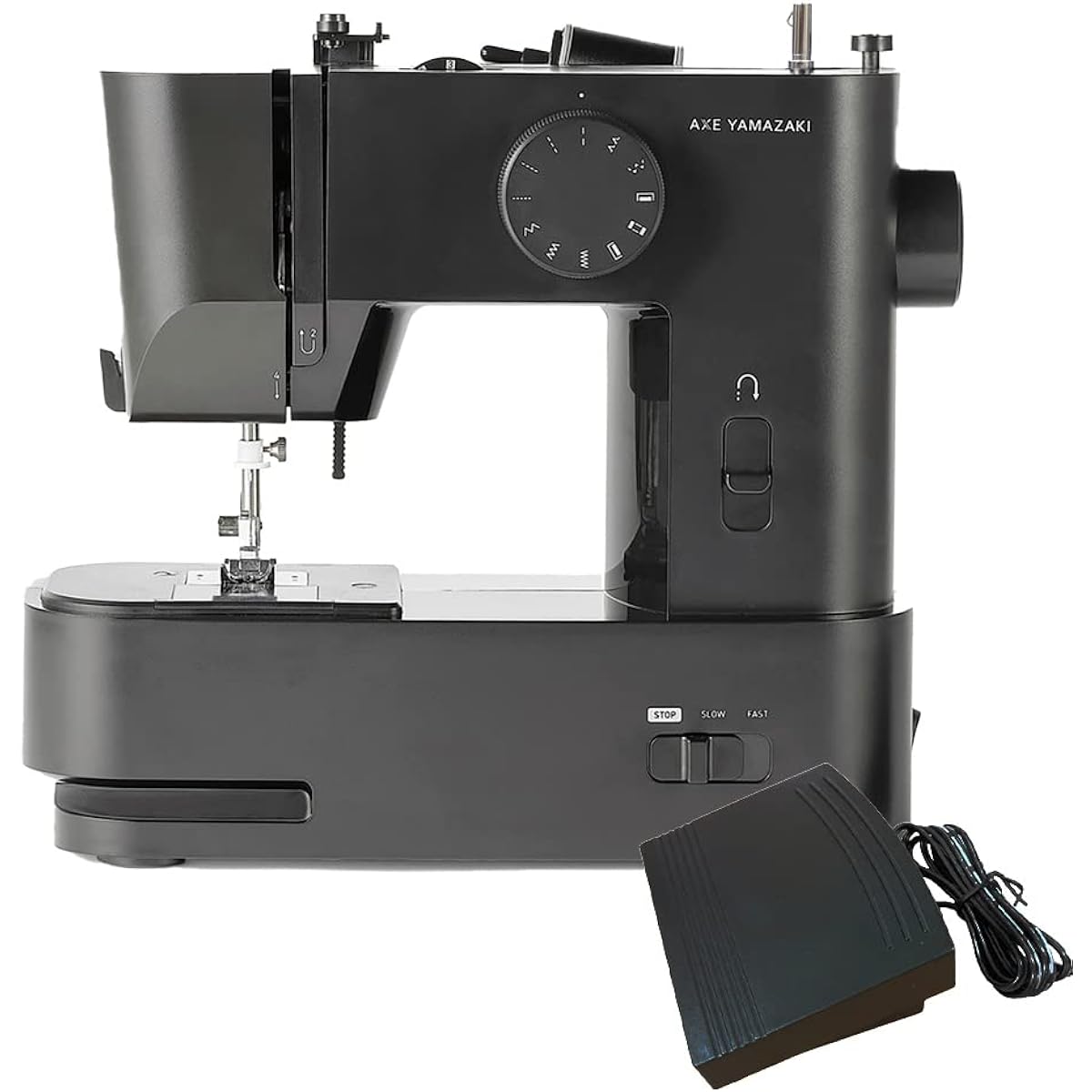 [Latest in 2024] Ax Yamazaki [The perfect sewing machine for raising children] Electric sewing machine, long-established Japanese brand, simple, compact, small, popular for beginners and raising children (1. Main unit only)