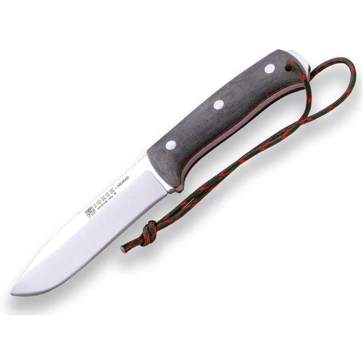 Joker CV125-P Nomad Green Micarta Bushcraft Knife with Fire Starter,Joker NOMAD BUSHCRAFT KNIFE GREEN MICARTA