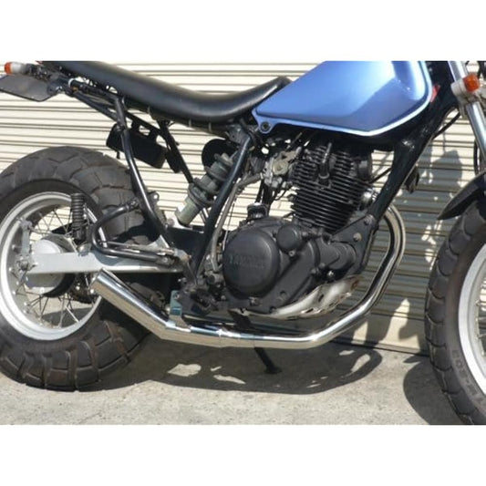 PRETTY RACING TW200 TW225 Short Tube Muffler Plated