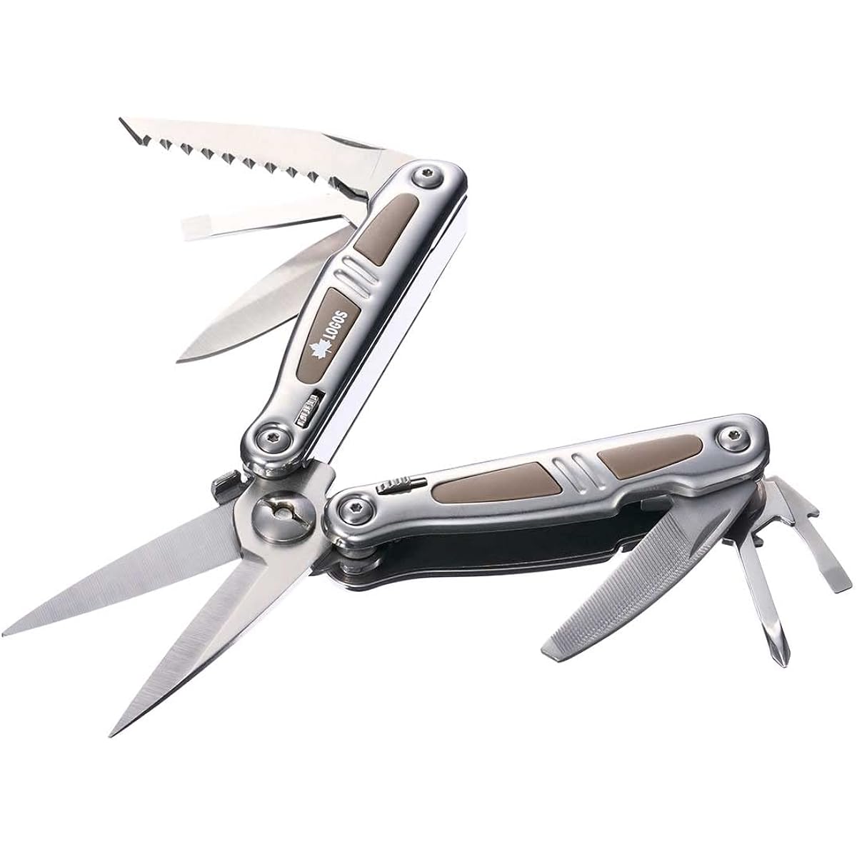 LOGOS LOGOS PRO Multi Tool 9 84330310 Silver (approx.) Width 4.4 x Depth 10 x Thickness 2.7 cm