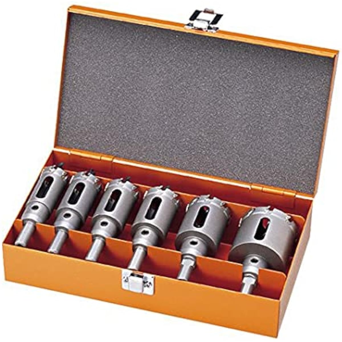 Unica Carbide Hole Saw Metacore Triple No Collar Tool Box Set (Set for Electrical Work) TB-27TN