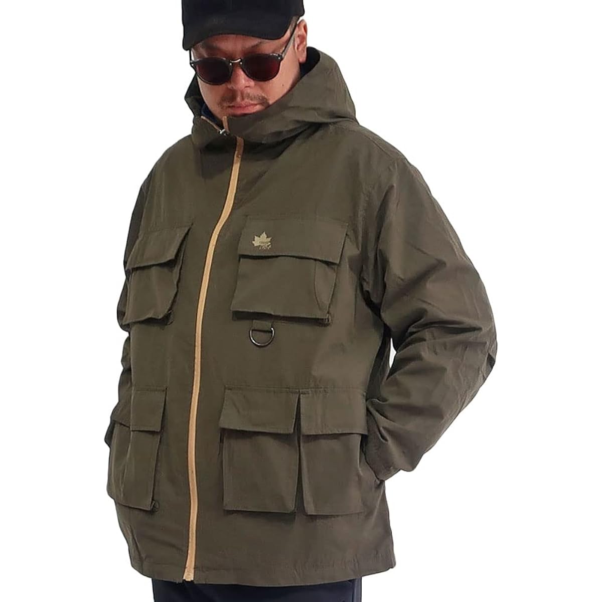 Men's Large Size Brand Outerwear Nylon Parka Mountain Parka LOGOS Long Sleeve Plain Simple 3L 4L 5L 10001274