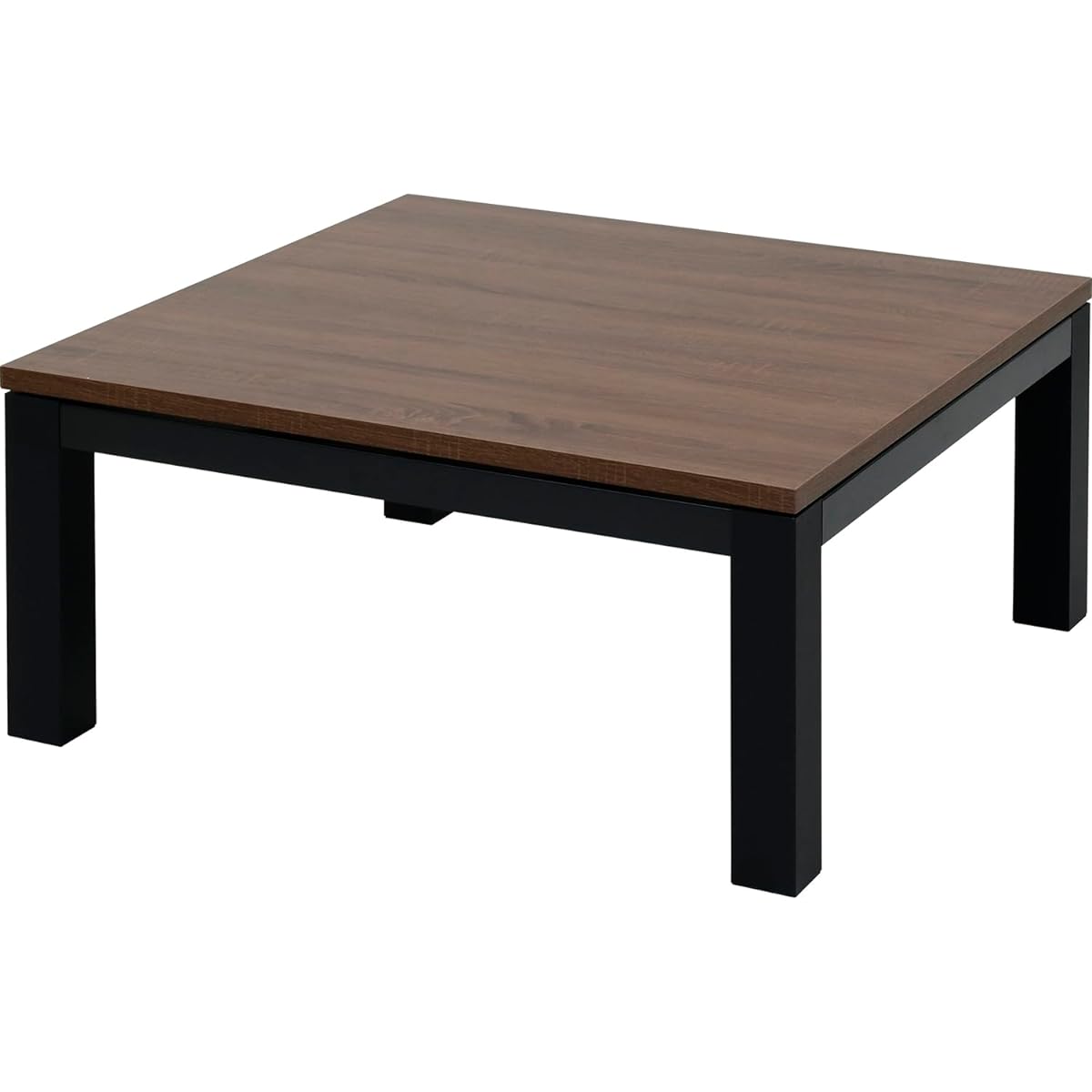 [Yamazen] Kotatsu Table, 80cm, Square, For Living Alone, Intermediate On/Off Switch, Stepless Temperature Adjustment, Wood Grain Top, Stylish Brown LST-80(BR)