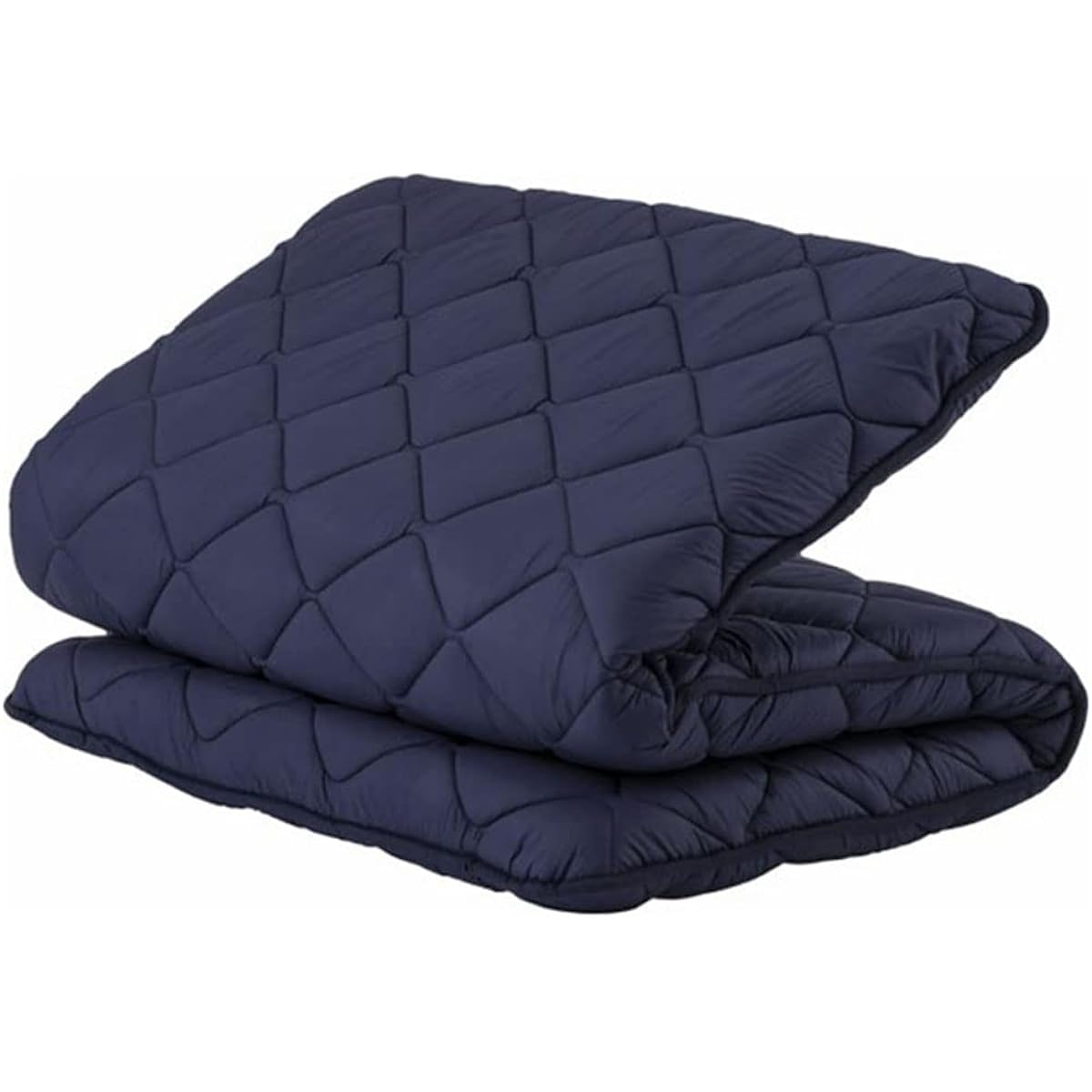 IRIS PLAZA Highly functional 3-layer mattress Highly resilient x lightweight new material Thick 10cm Highly functional cotton antibacterial and odor resistant/mite resistant Easy to install Delivered in compressed packaging Semi-single navy