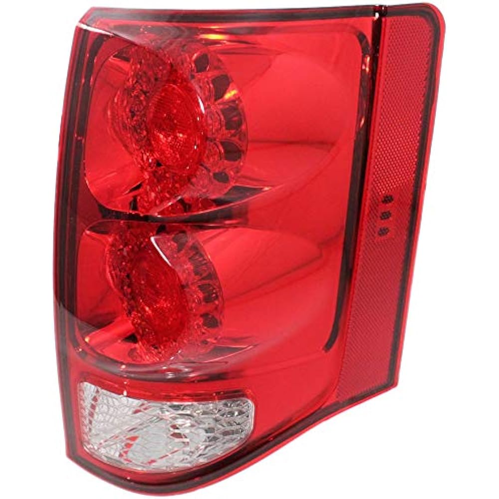Tail Light Assembly 2011-2019 DODGE GRAND CARAVAN Red and Clear Lens passenger seats
