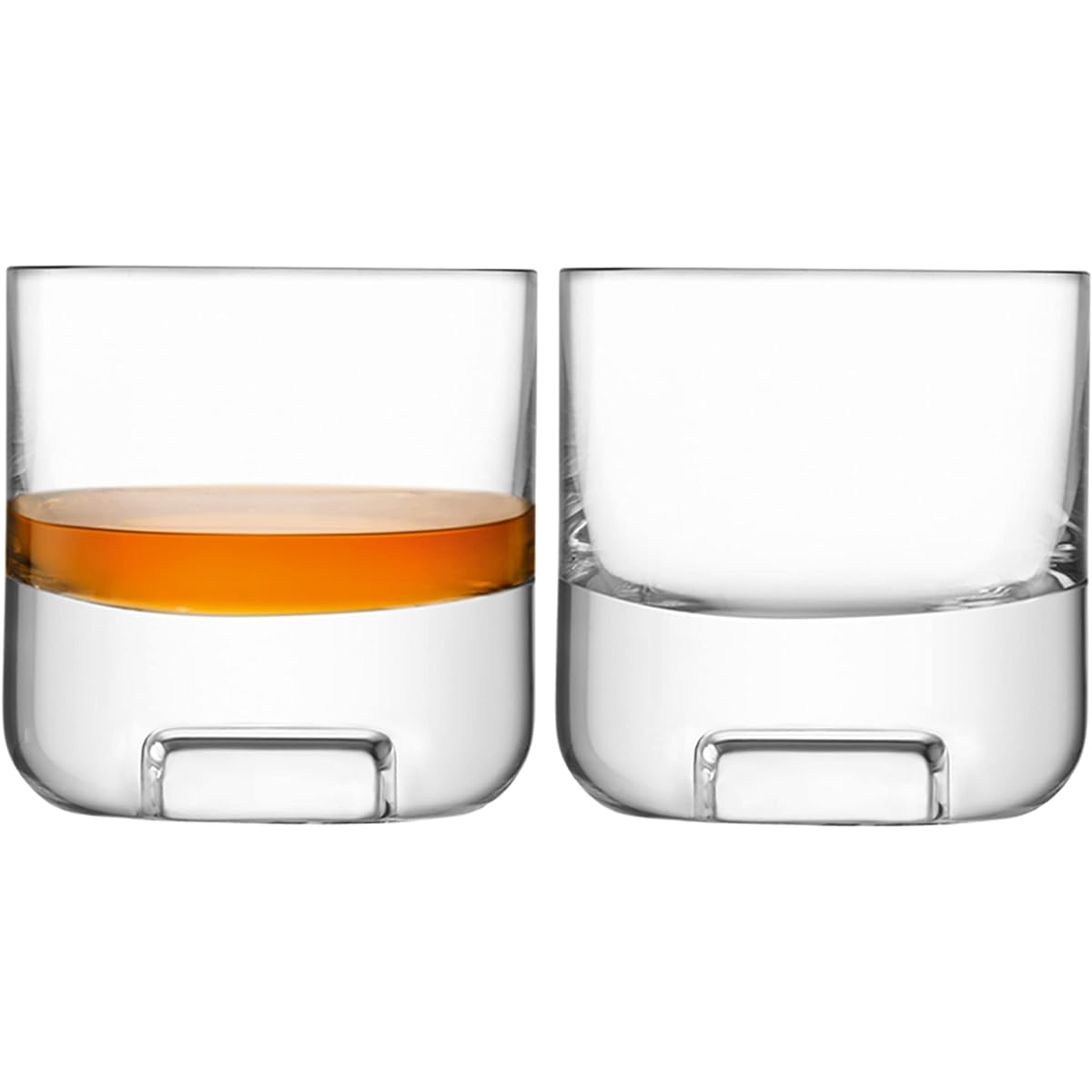 LSA Glass Cask Whiskey Tumbler x 2 G1687-09-301