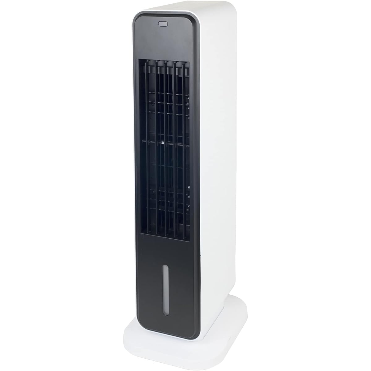 [Yamazen] Cooling fan with remote control, 3 levels of air flow adjustment, off timer, easy water supply, removable water tank, left and right automatic louvers, with casters, anti-condensation tray, white x gray FCR-J40(WH)