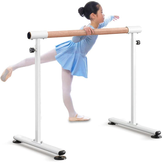 RiZKiZ Ballet Stand, Ballet Lesson Bar / Ballet Mat, Dance Mat, 2.5mm Thick, Ballet Lesson Review, Stretching, For Home, Studio, Stage, Anti-Slip, Easy Installation, Storage, Cuttable