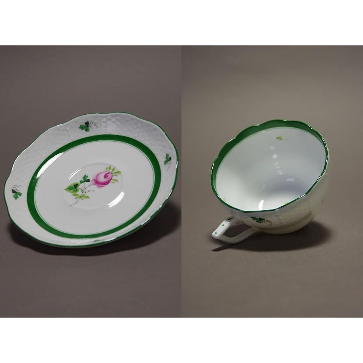 Herend Herend VRH Vienna Rose Tea Cup & Saucer [Parallel Import] 724