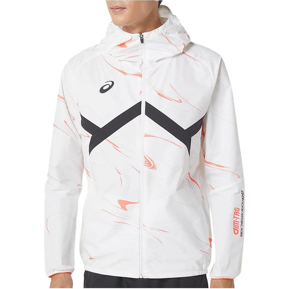 [ASICS] Training Wear A-I-M STRETCH CLOTH GRAPHIC HOODY 2031D989 Men's
