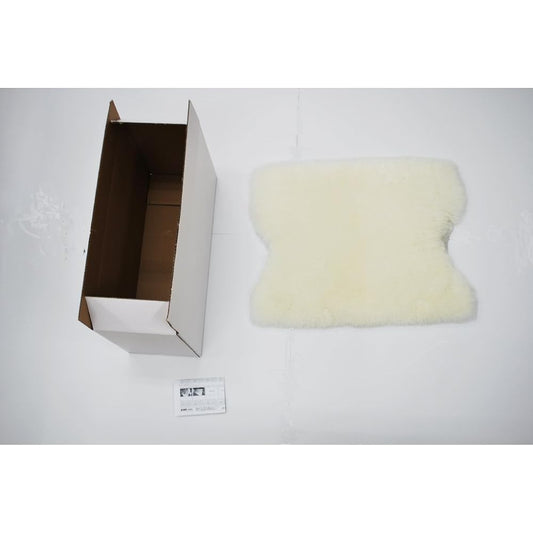 BMS Luxury Shearling Cushion (Short Hair) White Cushion LB-01WH