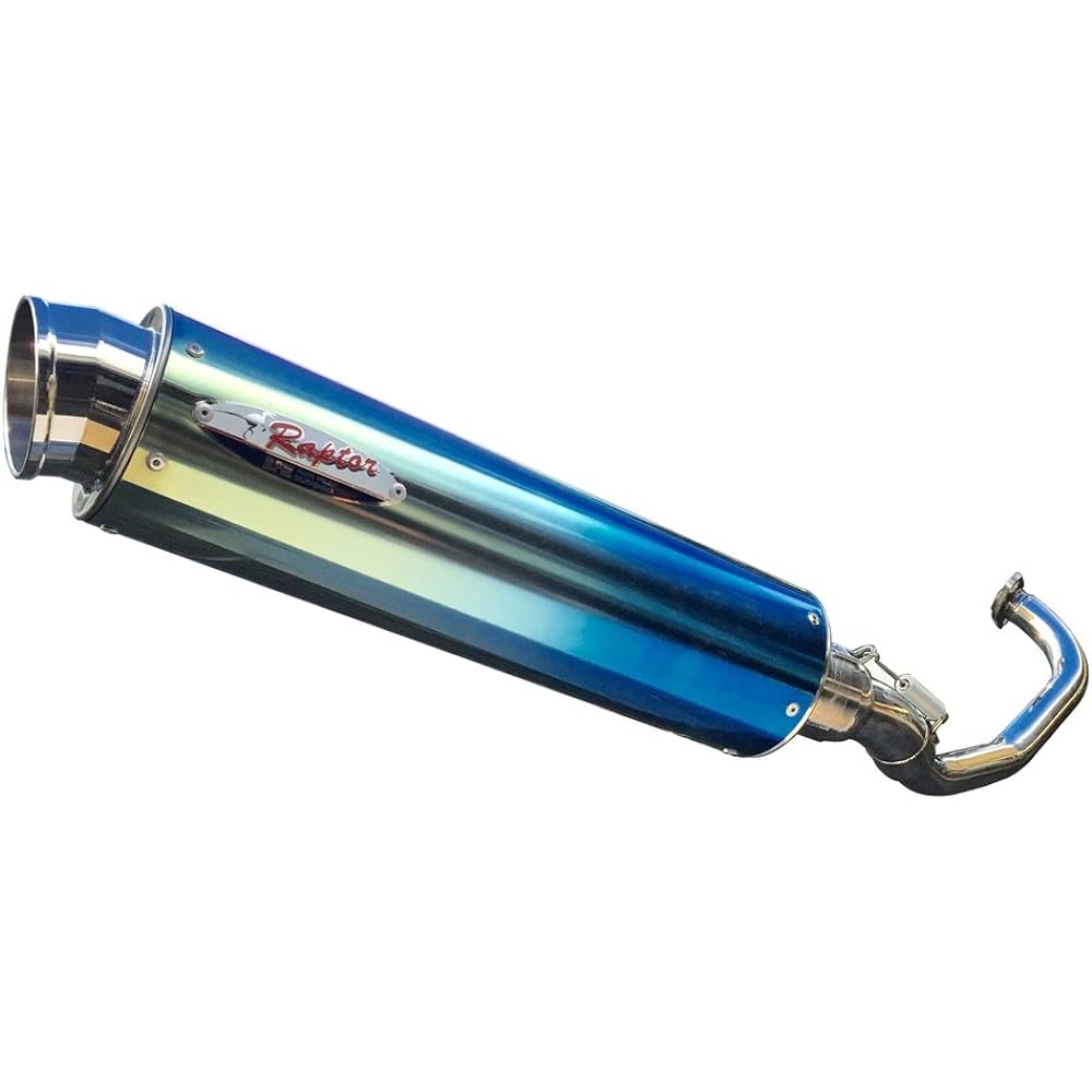 RPM (RPM) Full Exhaust Muffler 80D-RAPTOR Blue Titanium YAMAHA NMAX155 6057Z