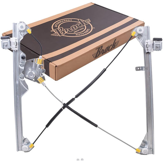 BROCK replacement driver Front Manual window regulator 1999-2007 Silverado Sierra 2000-2006 Compatible with TAHOE YUKON & XL Suburban