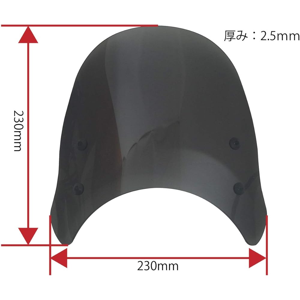 World Walk CT125 Hunter Cub meter visor clear ws-34c