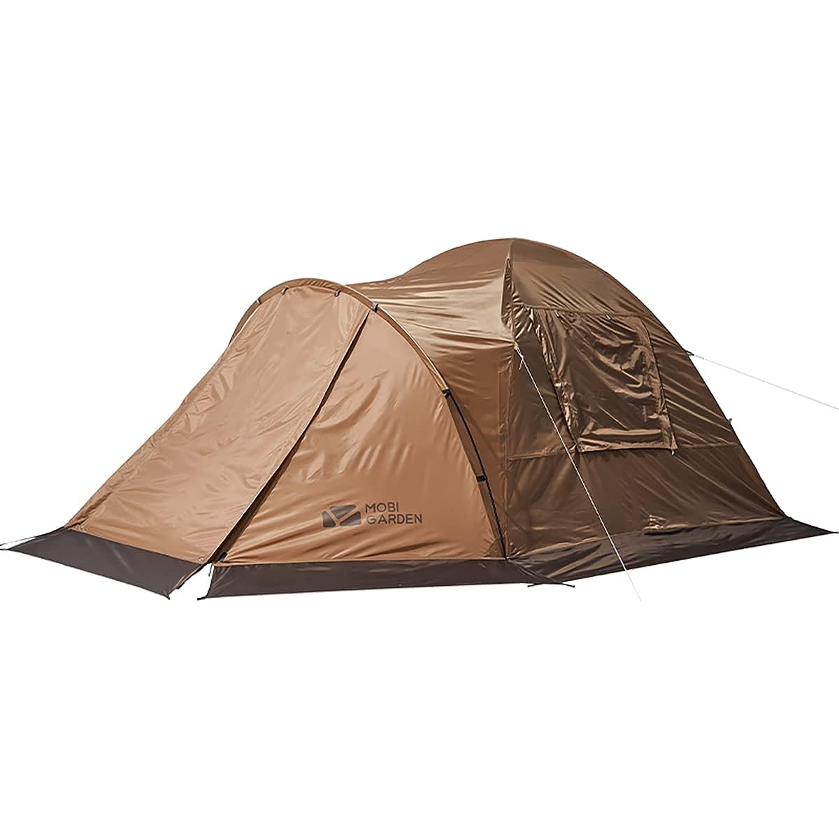 MOBI GARDEN Tent for 3 people, lightweight, double layer, easy to set up, freestanding, 2 rooms, 4 seasons, breathable, windproof, rainproof, disaster prevention, outdoor, field, camping, solo touring, mountain climbing, hiking