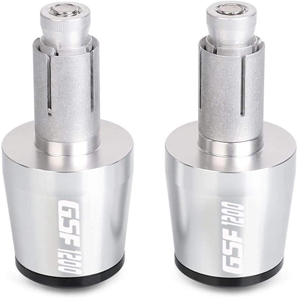 Motorbike Handlebar End Weight Block Shock Absorber Handlebar End Weight Block for Suzuki GSF 1200 GSF1200 Bandit 2001 2006 2002 2005 2003 2004, Silver