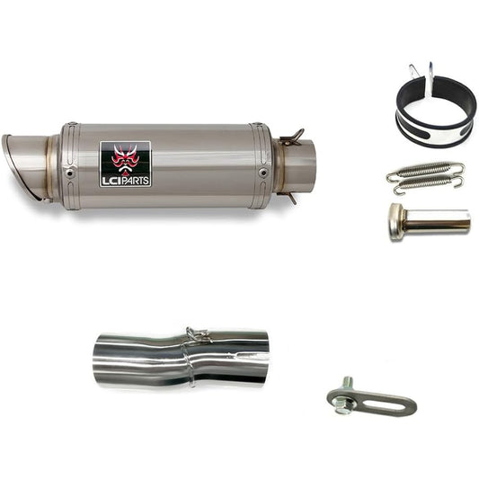 VStrom 800 V-STROM800 2024 LCIPARTS Short Stainless Slip-On Muffler