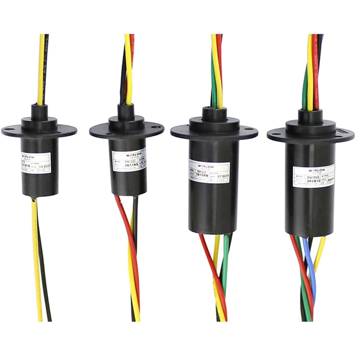 Taidacent 2 / 3 / 4 / 5 / 6 / 8 / 10 / 12 Wire 2A 5A 10A 15A 20A 30A 40A 60A 80A A slip ring is a rotating connector that can transmit power and electrical signals from the outside to a rotating body ( 12 wires 10A)