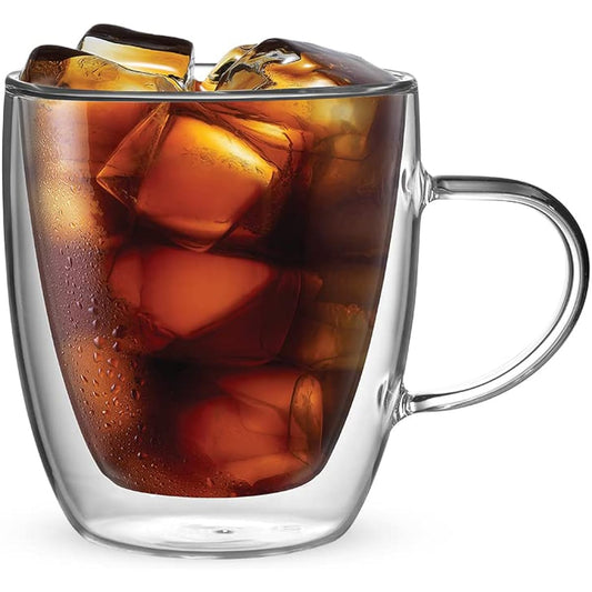 BIALETTI Bialetti Capri Double Wall Glass Heat Resistant Glass 350ml 2 pieces