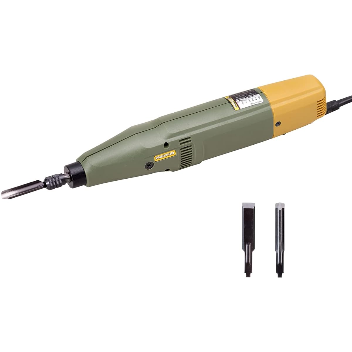 PROXXON Carving Pro Electric Engraving Machine Easy engraving with blade vibration [3 engraving blades included] No.28640