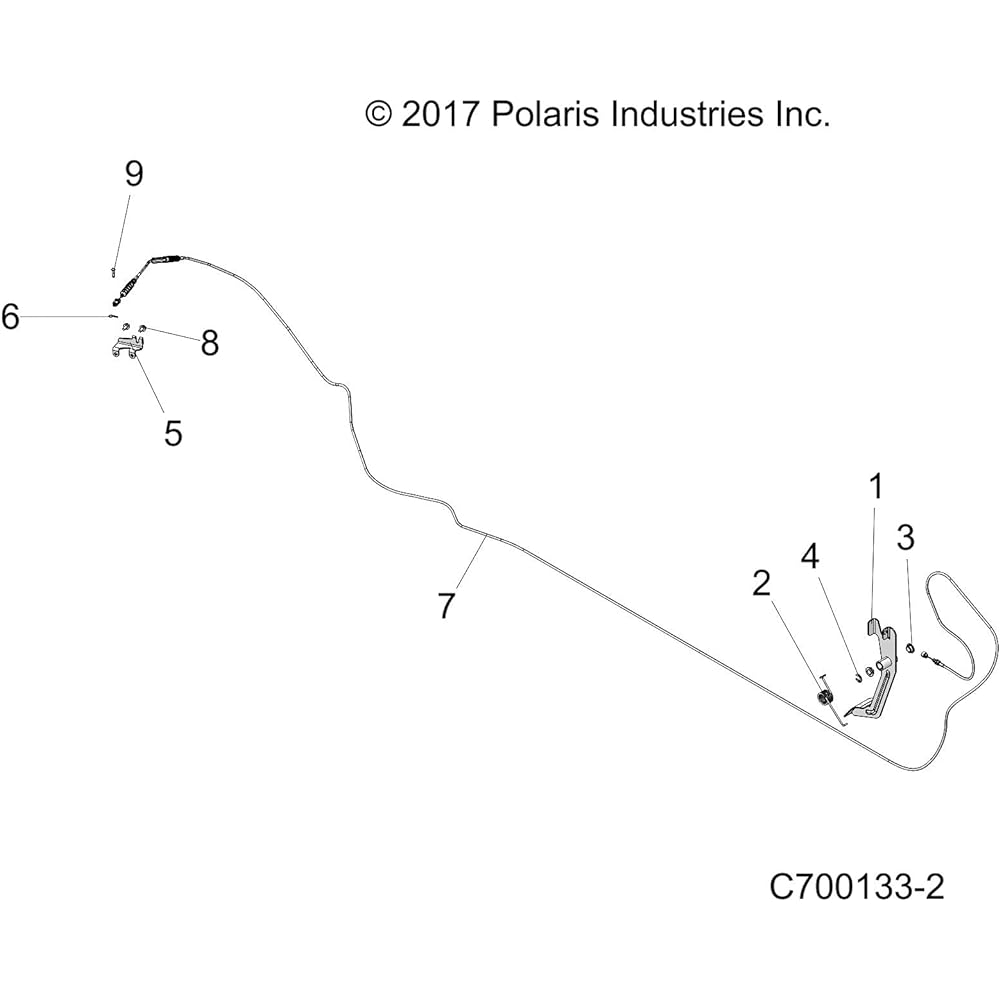 POLARIS Cable Throttle Crew DSL 7082338 OEM product