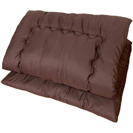 EiYU Futon, Double, Washable, Dust-resistant, Brown