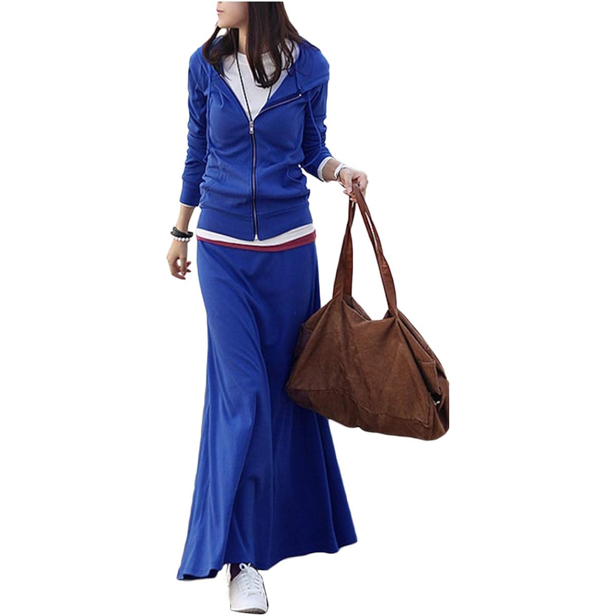 [M's Mimi] Setup Women's Spring/Autumn Zip Up Parka Skirt