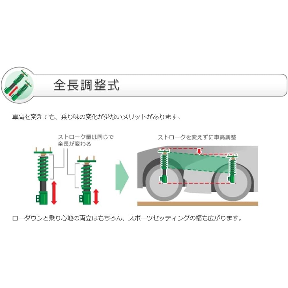 TEIN Vehicle Height Adjustment [FLEX Z] Suzuki Swift Sport ZC33S VSUB8-C1AS2