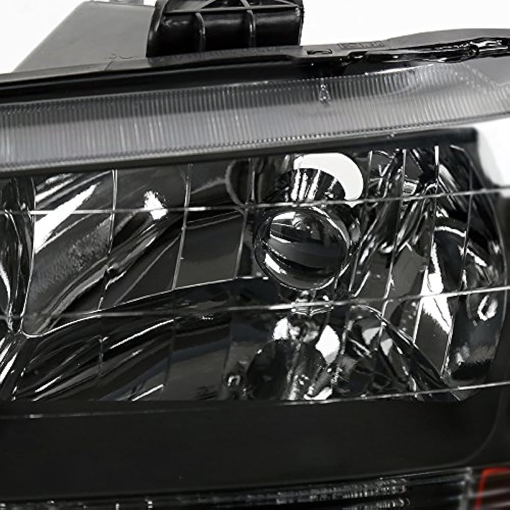 Spec-D Tuning 2LH-ACD98JM-RS Honda Accord LX EX JDM Black Headlight Lamp Pair