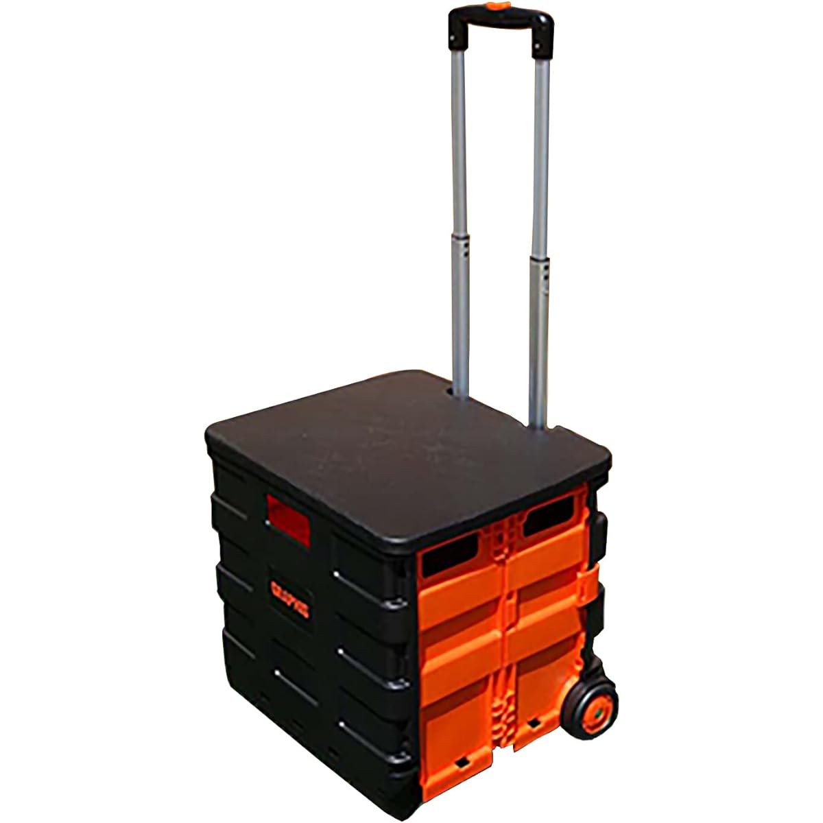 GRAPHIS Carry cart with lid GR-H1015 Black (when assembled) approx. W40 x D33.5 x H42 ~ 86.5cm