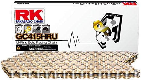 RK GC415HRU-120L Drive Chain, Gold, 415 Size, 120 Links, Seal Chain,