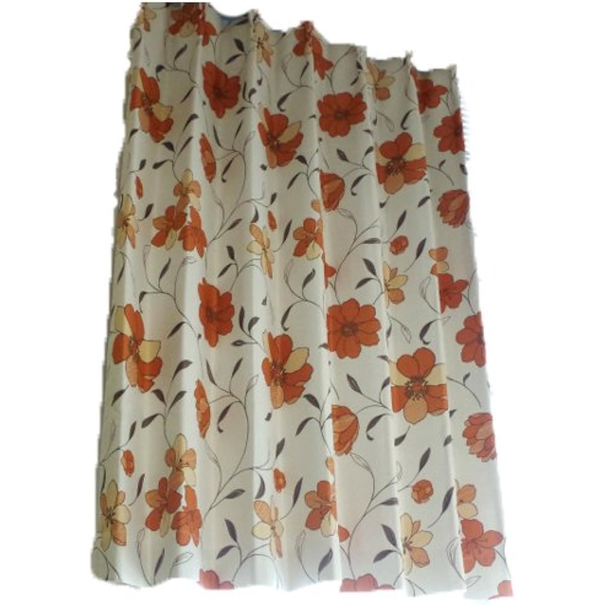 Arie Blackout Curtains Shape Memory Processing Biante Set of 2 100x225cm Orange