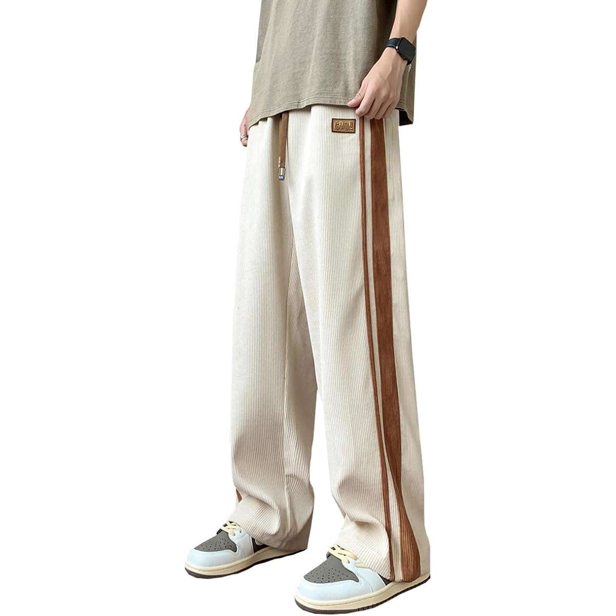 Men's Pants, Wide Pants, Loose, Big Silhouette, Summer Clothes, Breathable, Lightweight, Thin, Large Size, Outdoor, Casual, Simple, Long Pants, Plain, Soft and Comfortable, Stylish, Sports Pants, Popular, Spring Clothes