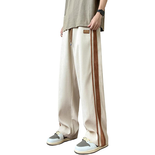 Men's Pants, Wide Pants, Loose, Big Silhouette, Summer Clothes, Breathable, Lightweight, Thin, Large Size, Outdoor, Casual, Simple, Long Pants, Plain, Soft and Comfortable, Stylish, Sports Pants, Popular, Spring Clothes