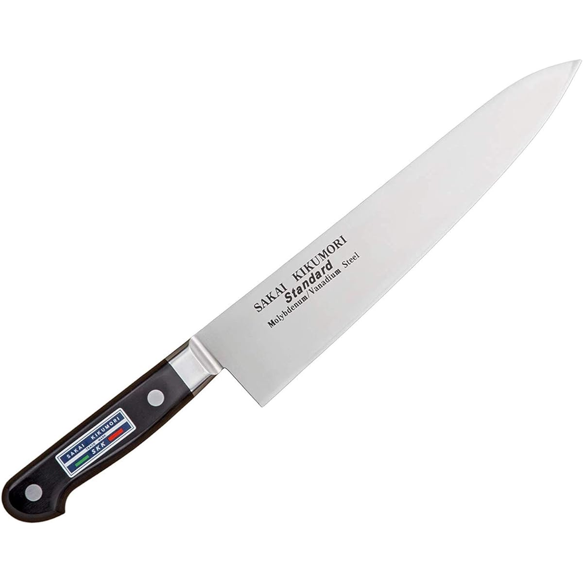 Sakai Kikumori Gyuto Knife Silver Blade Length: Approx. 24cm Standard with Base Gyuto R-024