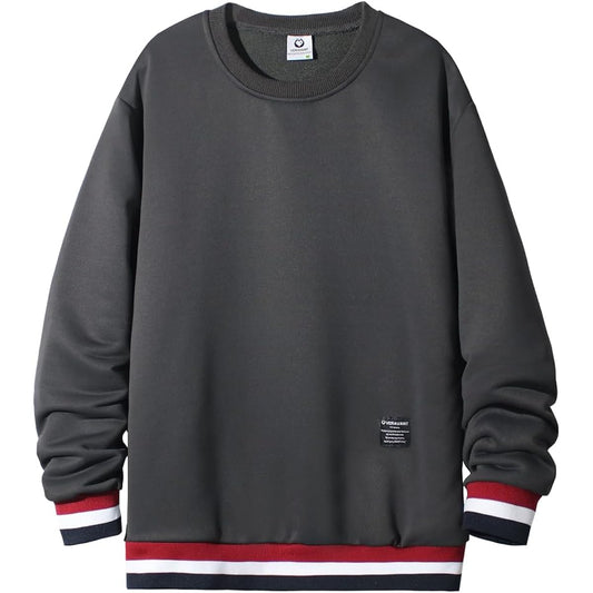 [VERAVANT] Sweatshirt, Men's Parka, Stylish, Round Neck, Large Size, Switchable, Loose, Fashionable Men's Spring/Autumn Clothes