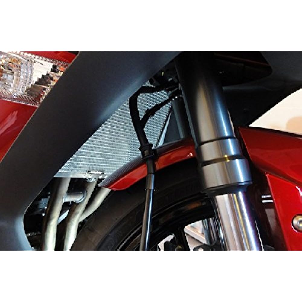 Etching Factory Core Guard Radiator Core Guard Emblem: Black Stainless Steel Super Black Ninja1000 Z1000 07- Versys1000 12- Z800 13- RGK-Z1000-01-SB