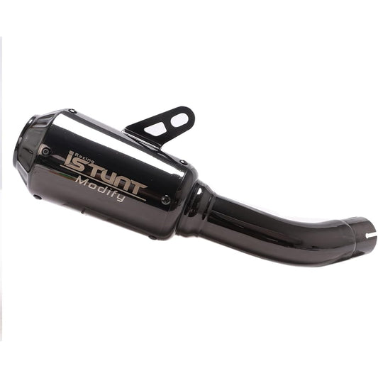 ISTUNT Slip-on Exhaust Muffler YZF-R3 YZF-R25 2015-2023 Glossy Black