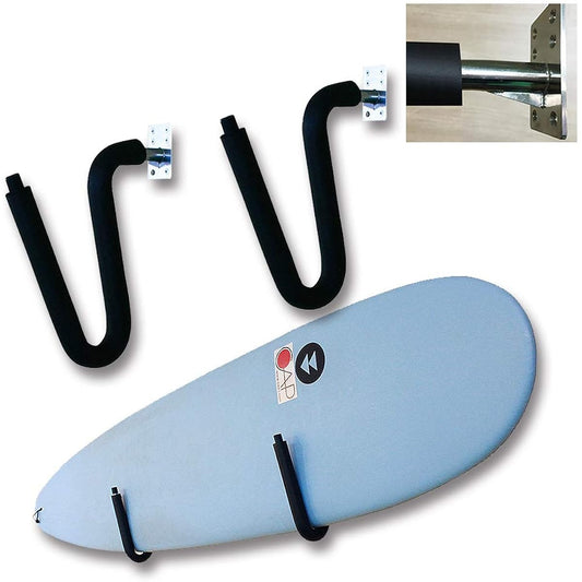 CAP Wall Mounted Board Rack V Shape for Shortboards and Longboards Surfboard Rack Shortboard Rack Longboard Rack V Shape Wall Mounted Easily Stores Surfboards