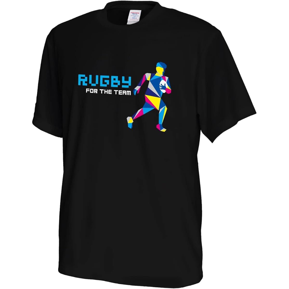 [Artwork Kobe] Rugby Short Sleeve Dry T-Shirt, Practice Wear, Moisture Absorbent, Quick Drying, Rugby Polygon Style