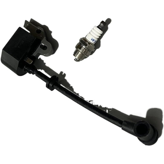 UNARAY Ignition Coil & Spark Plug Kingcraft AC310716-38, Fits BKS 400.2-2, Fits Castellgarden XB32 XB32D TR27 TB32 TB32D Stiga SB27J