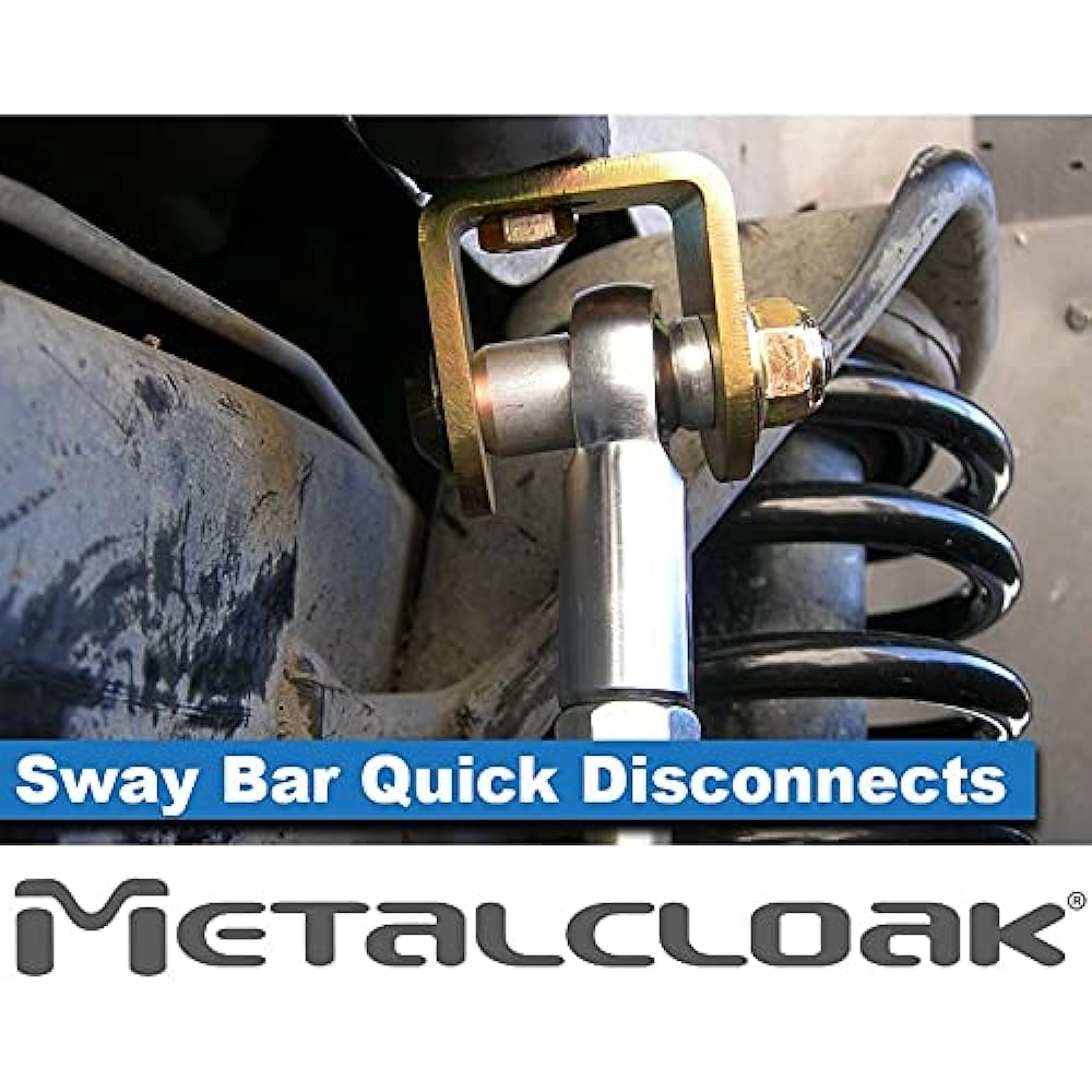 METALCLOAK TJ Front Swhal Quick Disposal 13 inch TJ WRANGLER (1997-2006) Supported for LJ WRANGLER Fit Design No Requirements Easy to install