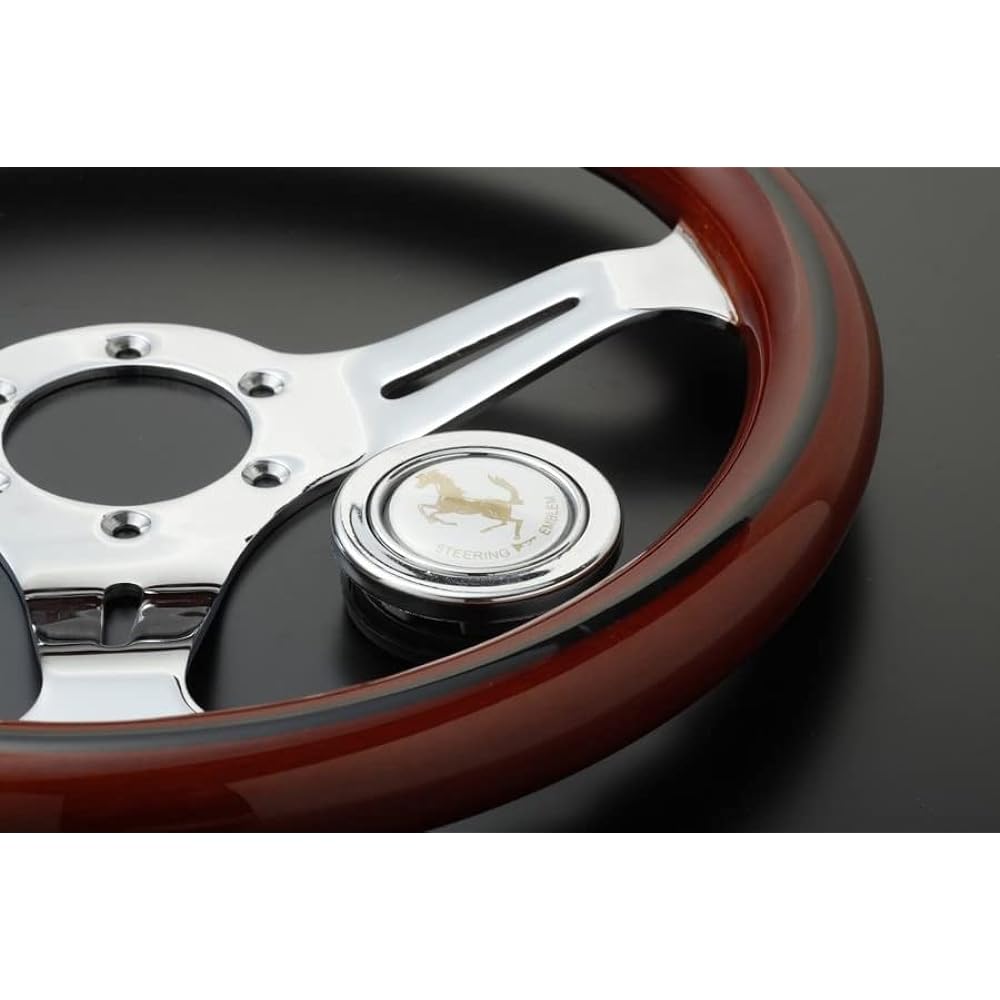 S CREATE Nardi Type Luxury Wood Steering 35 Pie 35 Diameter