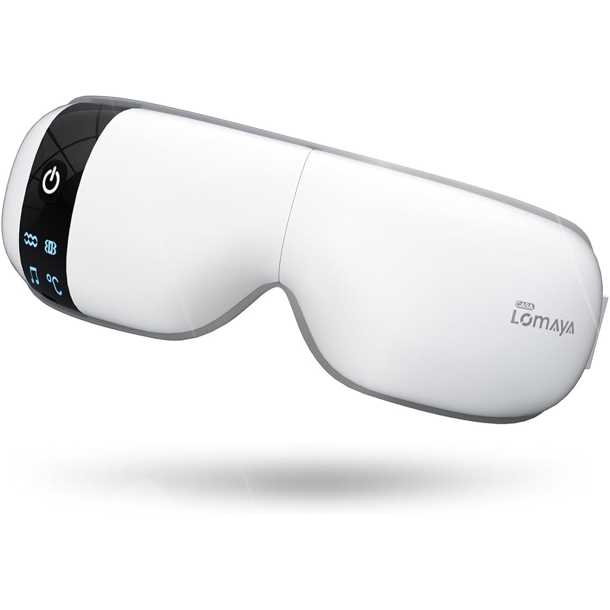 EYE REFRESH Eye Warmer, Eye Care, Hot Eye Mask, USB Rechargeable, Graphene Heating, Vibration & Air Pressure, Bluetooth Music, 15 min Auto Off Timer, Lightweight, Foldable, Christmas Gift,