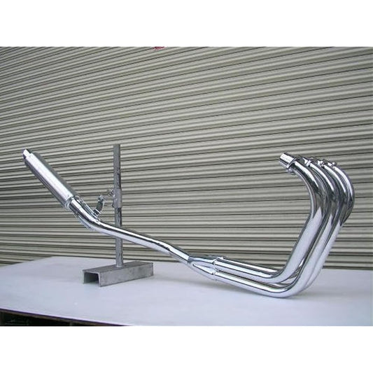 PRETTY RACING Hornet 250 HORNET 4-1 tube 50.8π aluminum silencer type 3 plated muffler